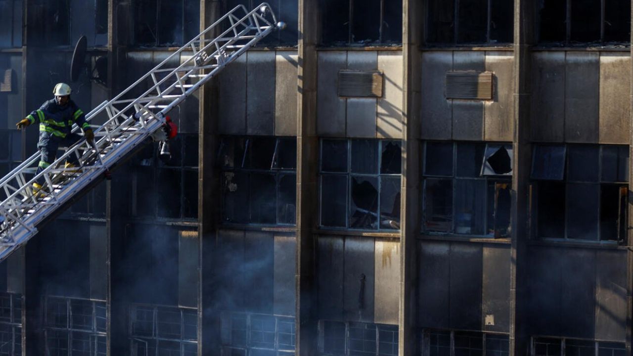 Incendie En Afrique Du Sud